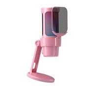 zuousxbs Condenser Microphone For PC USB Connection Color Lights For And Podcasting Live Singing Solid Base Microphone
