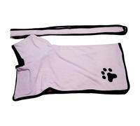 zuousxbs Pet Bathrobe Highly Absorbent Dog Bath Robe Quick Drying Bath Towel For Small Dogs Cats Swimming Robe With Belt For Pet Dog Drying