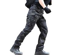 zuoxiangru Men's Water Resistant Trousers Relaxed Fit Tactical Combat Army Cargo Work Pants with Multi Pocket (#56 AY, Tag M)