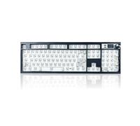 ZUOYA GMK104 Full Size Mechanical Keyboard Kit with Screen&Knob,VIA Programmable HotSwap Wireless BT5.0/2.4G/Type-C Gasket Mounted PCB Custom Barebones DIY Kit RGB Gaming Keyboard(Black)