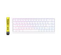 ZUOYA HE65 Rapid Trigger Gaming Keyboard,Magnetic Switch Hall Effect Hyper-Fast Adjustable Actuation 8K Hz Polling Rate Gasket-Mounted 65% Compact RGB HotSwap Wired Mechanical Keyboard (White)
