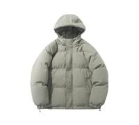 ZUOYIMEI Winter Jacke Herren Thicken Casual Warm Men Cold Jacket Daily Wear And Tear Youth Temperament Men Long Sleeve Jacket Trend All-Match Mode Men Hoodie Jacket J-Grey Green L