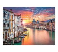 Zuoyun Diamond Painting Venice Landscape 30x40cm/12*16in Full Drill DIY 5D Diamond Embroidery for Kids/Adults Large Size Crystal Rhinestone Cross Stitch Mosaic Canvas Wall Art