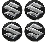 ZUOYYMAI 4Pcs Car Hub Center Cap for Suzuki Grand Vitara 4-Door 2007-2017 54mm,Wheel Tyre Center Hub Caps Cover Center Hub Caps Wheel Centre Cap Wheel Hub Covers Hub Center Caps,A-Black