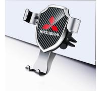 ZUOYYMAI Phone Holder for Mitsubishi Eclipse Cross 2018-2020,Mobile Car Mount Stand Bracket Cellphone Cradle Dashboard Vent Holder Auto Accessories,A-Silver