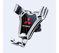 ZUOYYMAI Phone Holder for Mitsubishi Pajero 2019-2023,Mobile Car Mount Stand Bracket Cellphone Cradle Dashboard Vent Holder Auto Accessories,A-Silver