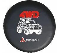 ZUOYYMAI Spare Wheel Cover for Mitsubishi Pajero Montero Shogun 1999-2006,Tyre Bags Spare Tire Cover Waterproof Tire Cover Case Car Spare Wheel Tire Tyre Cover Spare Wheel Covers Car Accessories