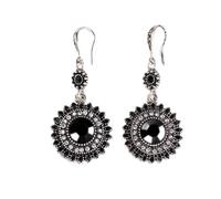 ZUOZUIYQ Earrings Fashion For Women Ethnic Jewelry Bohemian Black Studs Earrings Ear Earrings Costume Earrings for Women