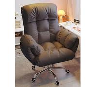 ZUOZUIYQ Ergonomic Gaming Chair with Adjustable Backrest Hidden Footrest and Side Shelf for Office Bedroom Home Executive Office Chair for Study Desk (Gray)