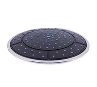ZUOZUIYQ Hand Showers, 1 Piece 25 cm, Round Shape, with Rainfall, Powered Shower Cabin, roof Shower, Head Nozzle, Cabin Accessories, SingleHead