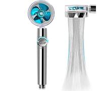 ZUOZUIYQ Handheld, generic High Pressure Head 360 Degrees Rotating with Small Fan Spray for Bathroom Showerhead Shower Heads