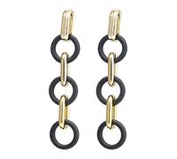 ZUOZUIYQ jewelry Women Earrings, Korean Fashion Chain Dangle Earrings For Women Black Geometric Dangle Drop Earings Statement Vintage Earring Jewelry presents For Girlfriend, Wife,