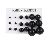 ZUOZUIYQ jewelry Women Earrings, Trendy Big Pearl Earring Set For Women Girls Party Fashion Large Statement Wedding Jewelry presents For Girlfriend, Wife, Sister, Daughter, Moth