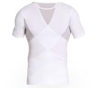 ZUOZUIYQ Men Slimming Tummy Body Abdomen Fat Burning Compression Hide Gynecomastia Undershirt Shapewear Corset Toning T-Shirt