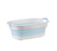 ZUOZUIYQ Portable Folding Bathtub for Anti-Slip Spa Safety Wash for-Blue