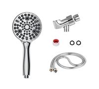 ZUOZUIYQ Showers, High Pressure Handheld Functions, Spray Settings Power Jet Mode Shower Heads, with Extra Long 59 Inch Stainless Steel Hose, Adjustable
