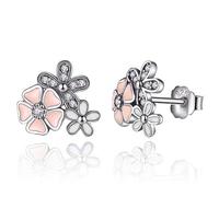 ZUOZUIYQ Spring Daisy Flower Stud Earrings With Dazzling Enamel Earrings For Fine Jewelry