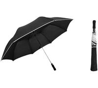 ZUOZUIYQ Travel Umbrella,Beach umbrella,56 inch 4 Person Super Golf Umbrella Automatic Folding Umbrella-Brown_70cm