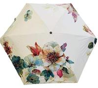 ZUOZUIYQ Travel Umbrella,Beach umbrella,Sun Umbrella Sun Protection Sunshade Umbrella Folding Female Vinyl Mini Pocket Umbrella-Pink