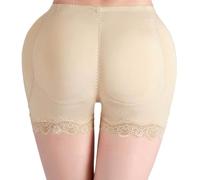 ZUOZUIYQ Underwear Tummy Control Butt Enhancer Shapewear Butt Lifter Underwear Beige XX