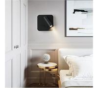 ZUOZUIYQ Wall Lamps Sconces Wall Lamp Light LED Wall Spotlight 330° Adjustable Wall Sconce Bedside Reading LampSquare Wall Swivel Spotlight, Living Room Decor Wall Lights,