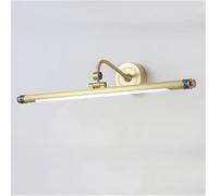 ZUOZUIYQ Waterproof Vanity Mirror Front Light, Anti-Fog Copper Wall Sconce Lamp, Indoor Makeup Lighting Fixture for Bathroom Mirror Cabinet, Wall Mounted Decorative Wall Lamps & Sconces(81cm)