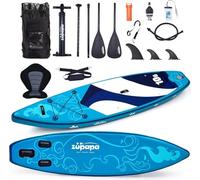 Zupapa 10'6 Paddleboard with Kayak Seat, Inflatable Stand Up Paddle Board, iSUP Paddle Board with complete kits | 3 Year Warranty