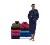 Zuper Duper Towel Bathrobe And Shawl Dressing Gown Premium Egyptian Luxury Cotton - Terry Spa Robe Women Men For Holiday Shower & Hotel