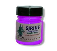 ZUPERPAINT Sirius fluorescent glow acrylic premium paint. Select from 14 cololurs (Violet purple, 100ml)