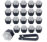 Zuphte Lug Nut Covers for BMW X1 X2 X3 X4 X5 X6 E70 E71 F20 F25 320i M8, 1Set/20Pcs Lug Nut Covers Wheel Lug Nut Covers Bolt Caps(21mm/White)