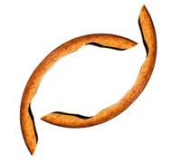 Zuphte Steering Wheel Cover for Chevrolet Equinox/Equinox PHEV Trax Camaro Corvette Silverado, Car Steering Wheel Protection Cover(Wood Grain Steering Wheel Yellow)