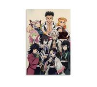 ZUPOASBKL Demon Poster Slayer Fantasy Comic Anime Classic Music Posters for Room Aesthetic Canvas Wall Art Bedroom Decor12x18inch(30x45cm)