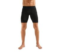 Zupora Mens Compression Shorts Anti Chafing Running Underwear Sports Tight Base Layer Short Quick-Drying Workout Cycling Gym Black