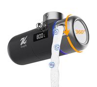 Zuquik Water Filter Tap,Faucet Water Filter for UK Taps, 360° Swivel, Retains Beneficial Minerals,Reduces 99.99% of Contaminants,Chlorine & Lead,Puure Tap water Purifier,with Digital Display,black