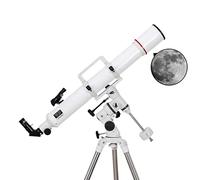 ZURBAQD Telescope, 90Mm Aperture & 900Mm Focal Length Refracting Telescope for Adults & Kids, Beginner Friendly, Equipped with Plössl Eyepiece & Equatorial Mount