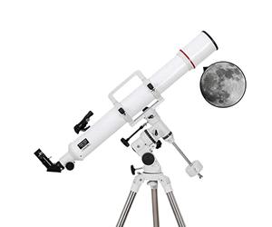 ZURBAQD Telescope, 90Mm Aperture & 900Mm Focal Length Refracting Telescope for Adults & Kids, Beginner Friendly, Equipped with Plössl Eyepiece & Equatorial Mount