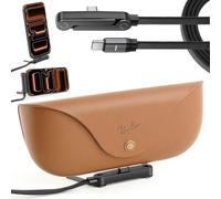 ZURCAS Foldable Charging Stand Compatible with Ray Ban Meta/Display Charging Case & Phone, 240W Fast USB C to USB C Multi-Functional Charging Cable for Smart Glasses Box