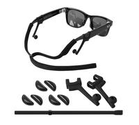 ZURCAS Smart Glasses Accessories for Ray-Ban Meta Gen 2/Gen1 & Meta Display/Oakley, Including 1Pair Private Ear Tips/Sound Booster Tube, 1PC Glasses Strap/Anti-drop Lanyard, 3Pairs Nose Pads