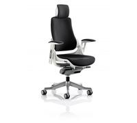 Dynamic Zure Executive Chair Black Fabric with Arms with Headrest