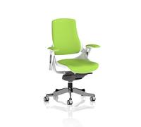 Zure White Shell Bespoke Colour Back And Seat Myrrh Green