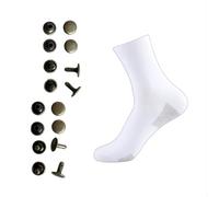 Zureto Copper Rivets for Grounding Shoes, Hike Barefoot Shoes Accessories for Earthing Barefoot Connection (White, L)