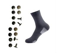 Zureto Copper Rivets for Grounding Shoes, Hike Barefoot Shoes Accessories for Earthing Barefoot Connection (Dark Grey, L)