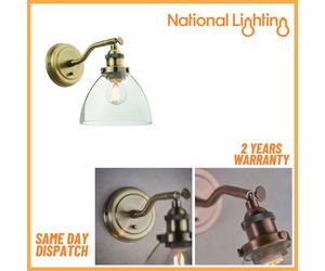 ZURI E14 LED Wall Light 40W Dimmable Toggle Switch Adjustable Indoor Lights