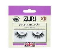 ZURI Fauxmink False Eyelashes | XD/8D X-Dimensional Natural False Lashes | False Eyelashes Natural Look | Thick Eyelashes With Lash Applicator | Natural Eyelashes with Glue | Mink Eyelashes Style #888
