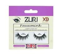 ZURI Fauxmink False Eyelashes | XD/8D X-Dimensional Natural False Lashes | False Eyelashes Natural Look | Thick Eyelashes With Lash Applicator | Natural Eyelashes with Glue | Mink Eyelashes Style #888