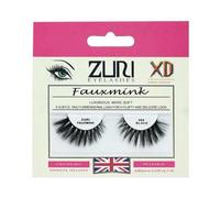 ZURI Fauxmink False Eyelashes | XD/8D X-Dimensional Natural False Lashes | False Eyelashes Natural Look | Thick Eyelashes With Lash Applicator | Natural Eyelashes with Glue | Mink Eyelashes Style #889