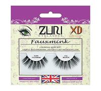 ZURI Fauxmink False Eyelashes | XD/8D X-Dimensional Natural False Lashes | False Eyelashes Natural Look | Thick Eyelashes With Lash Applicator | Natural Eyelashes with Glue | Mink Eyelashes Style #772