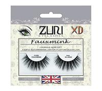 ZURI Fauxmink False Eyelashes | XD/8D X-Dimensional Natural False Lashes | False Eyelashes Natural Look | Thick Eyelashes With Lash Applicator | Natural Eyelashes with Glue | Mink Eyelashes Style #944