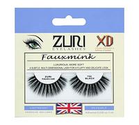 ZURI Fauxmink False Eyelashes | XD/8D X-Dimensional Natural False Lashes | False Eyelashes Natural Look | Thick Eyelashes With Lash Applicator | Natural Eyelashes with Glue | Mink Eyelashes Style #752