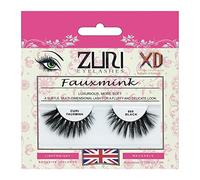ZURI Fauxmink False Eyelashes | XD/8D X-Dimensional Natural False Lashes | False Eyelashes Natural Look | Thick Eyelashes With Lash Applicator | Natural Eyelashes with Glue | Mink Eyelashes Style #889